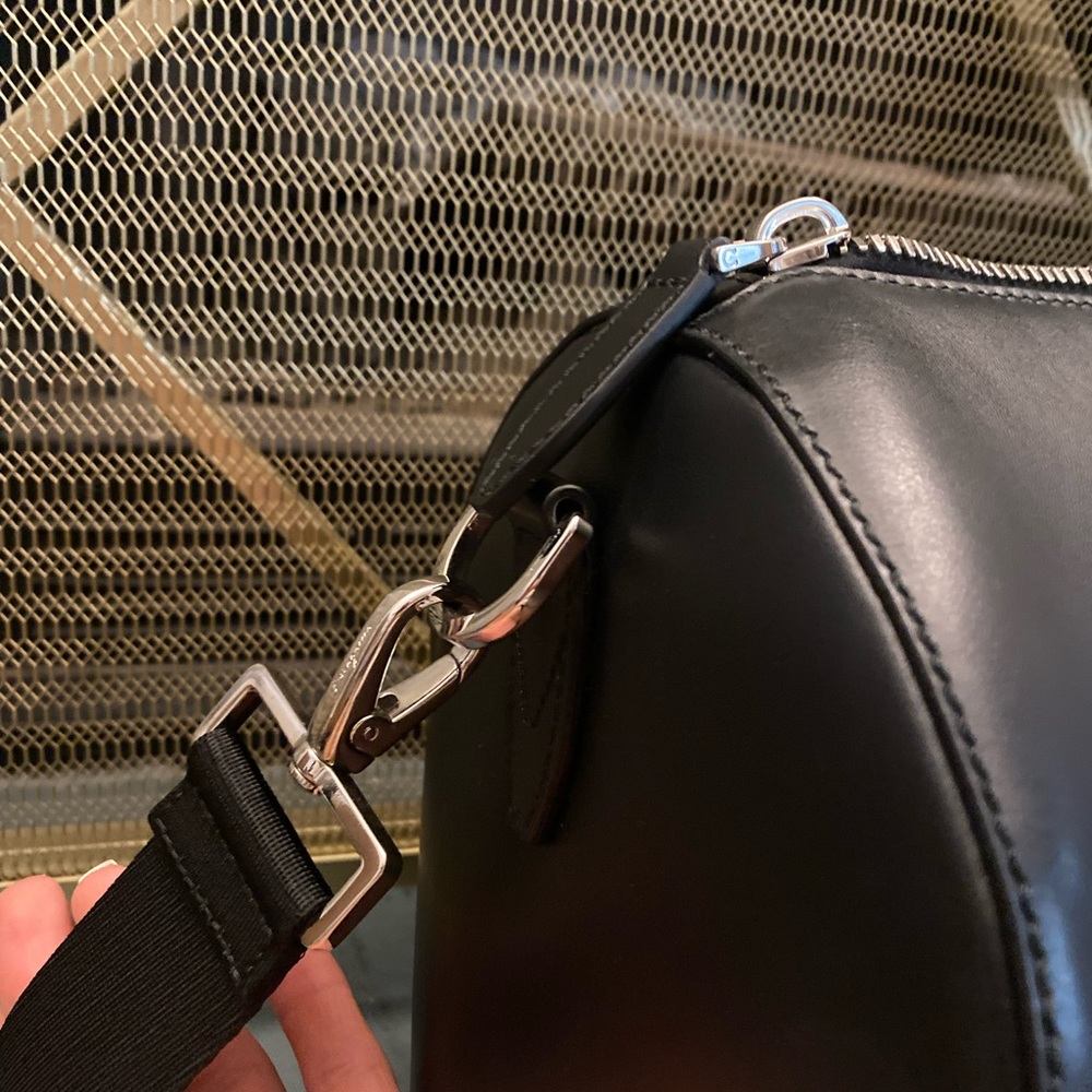 Salvatore Ferragamo leather duffel bag